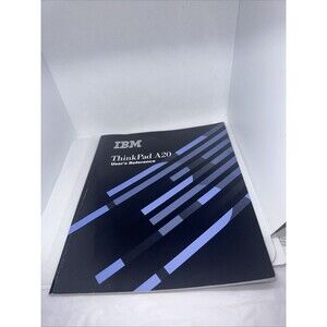 IBM Thinkpad A20 Laptop User's Reference Manual